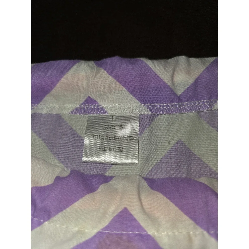 Boutique back to school pink purple owl adjustable dress size L fits like 2t